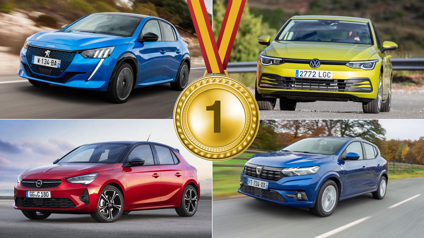 ¿Qué coche comprar? Peugeot 208, Dacia Sandero, Volkswagen Golf; los 100 modelos de éxito