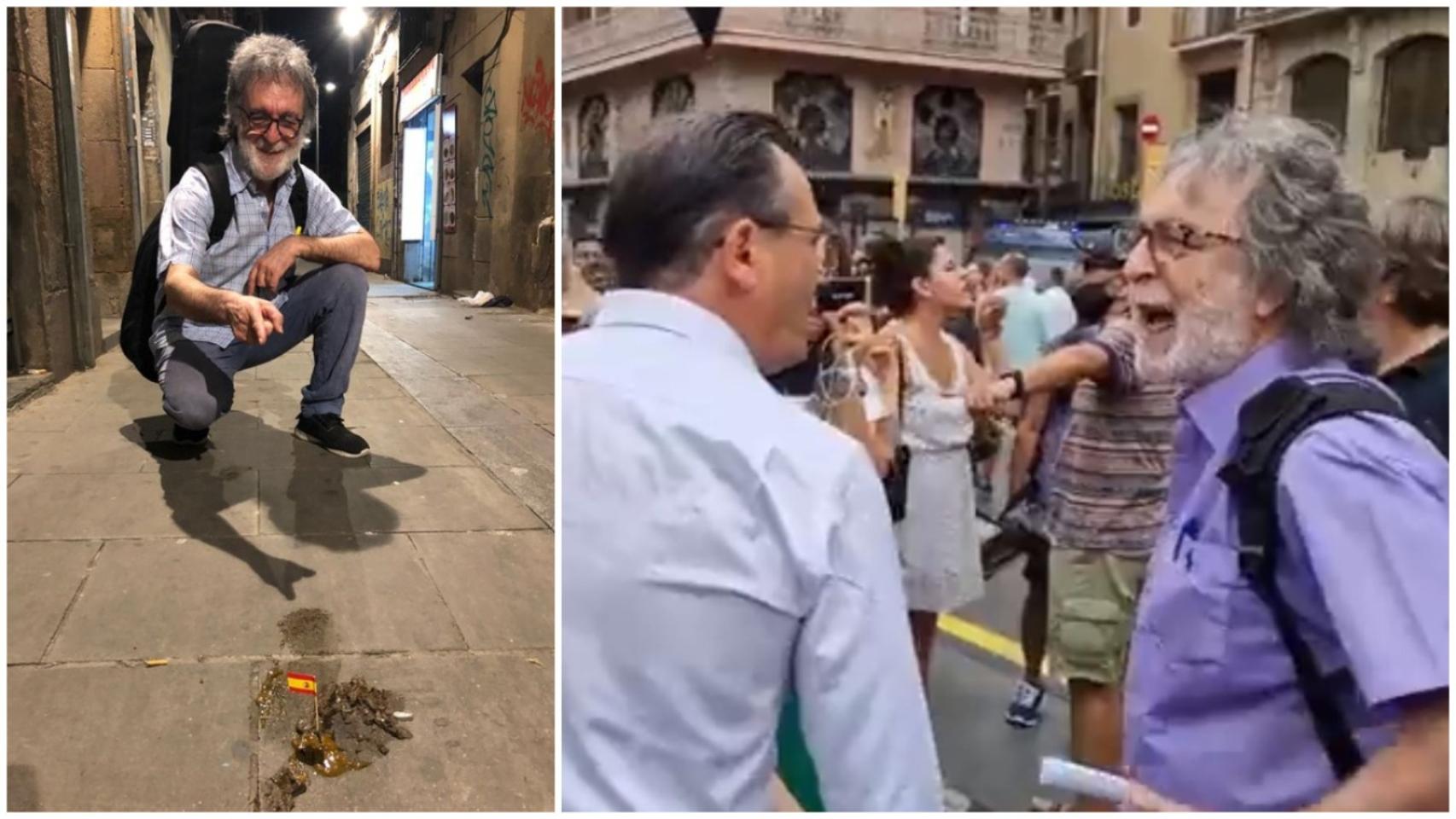 Francesc Cesc, el guitarrista independentista que reventó el minuto de silencio este miércoles.