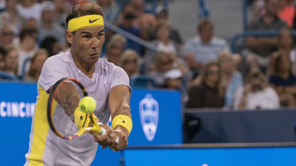 Rafa Nadal, ante Borna Coric, en el Master de Cincinati