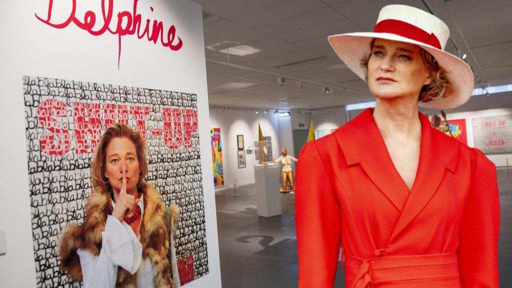 Delphie de Sajonia-Coburgo, en un  montaje de JALEOS.