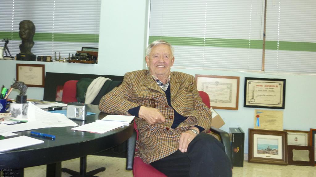 Odón junto con su esposa Christa.