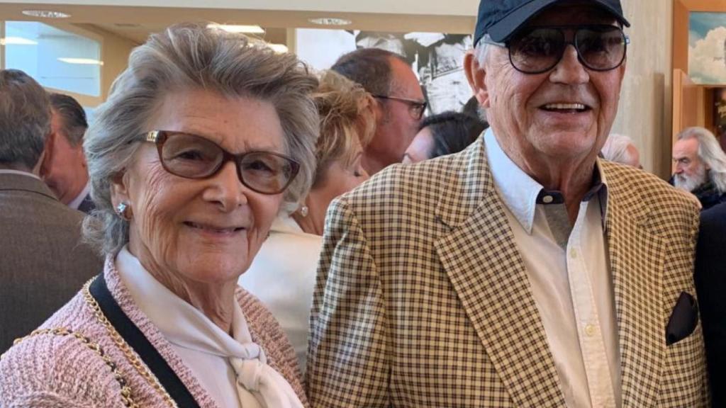 Odón junto con su esposa Christa.