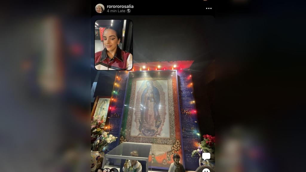 Post de BeReal de Rosalía.