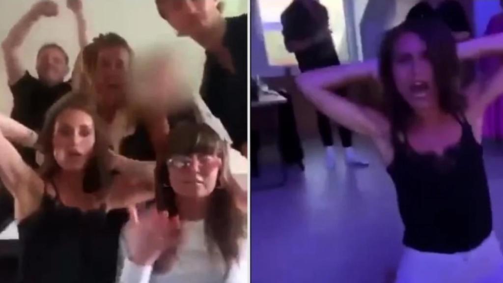 La primera ministra finlandesa, Sanna Marin, de fiesta.