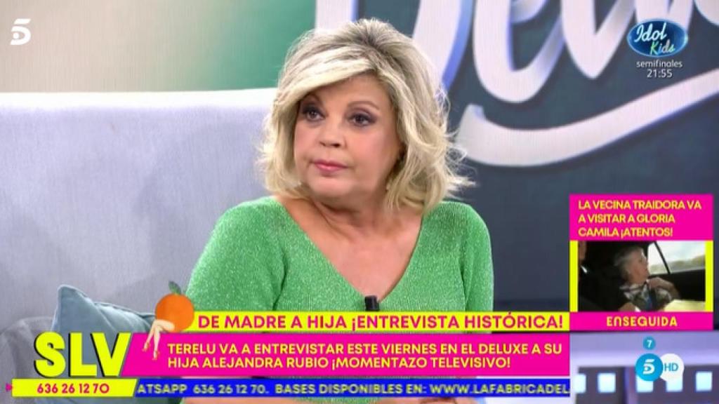 Terelu Campos entrevistará a su hija, Alejandra Rubio, en 'Viernes Deluxe'.
