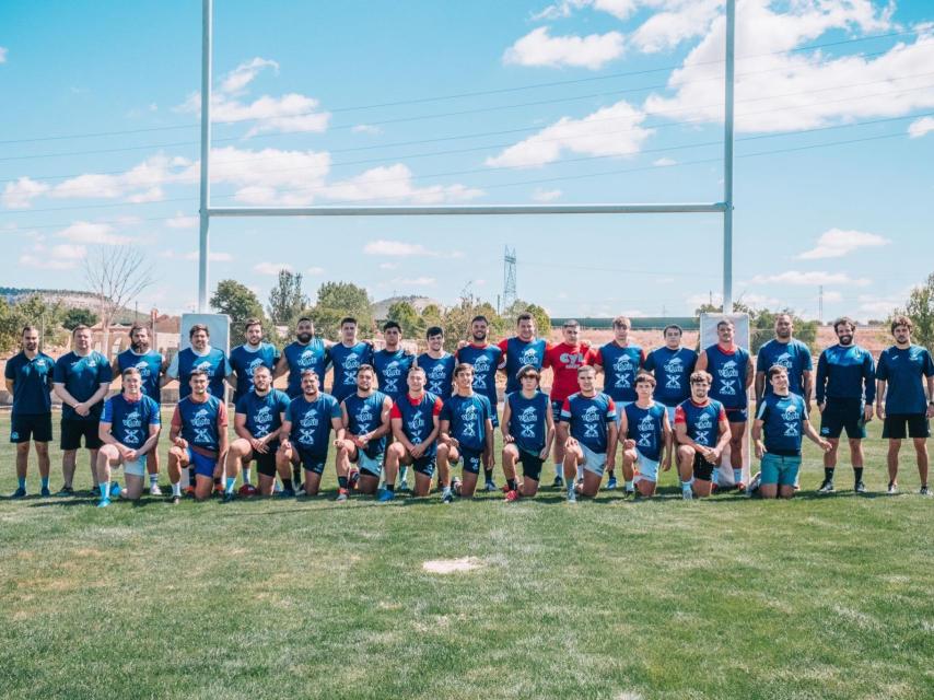 Los jugadores del VRAC Quesos Entrepinares en el inicio de la temporada.