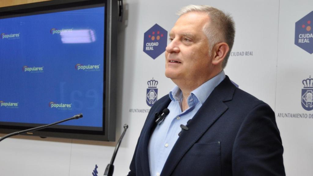 Paco Cañizares, portavoz del PP de Ciudad Real.