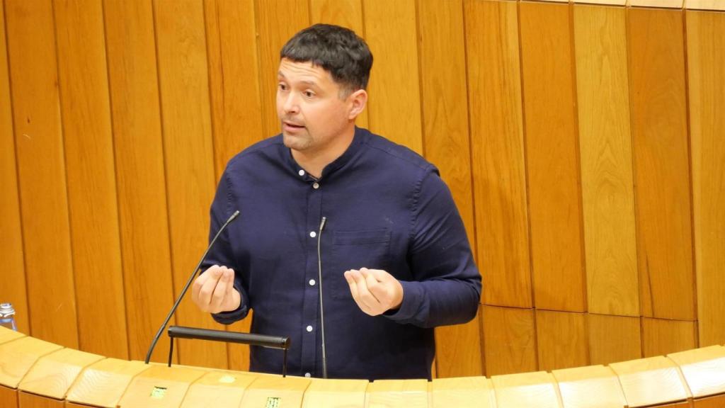 El portavoz parlamentario de Educación del BNG, Manuel Lourenzo.