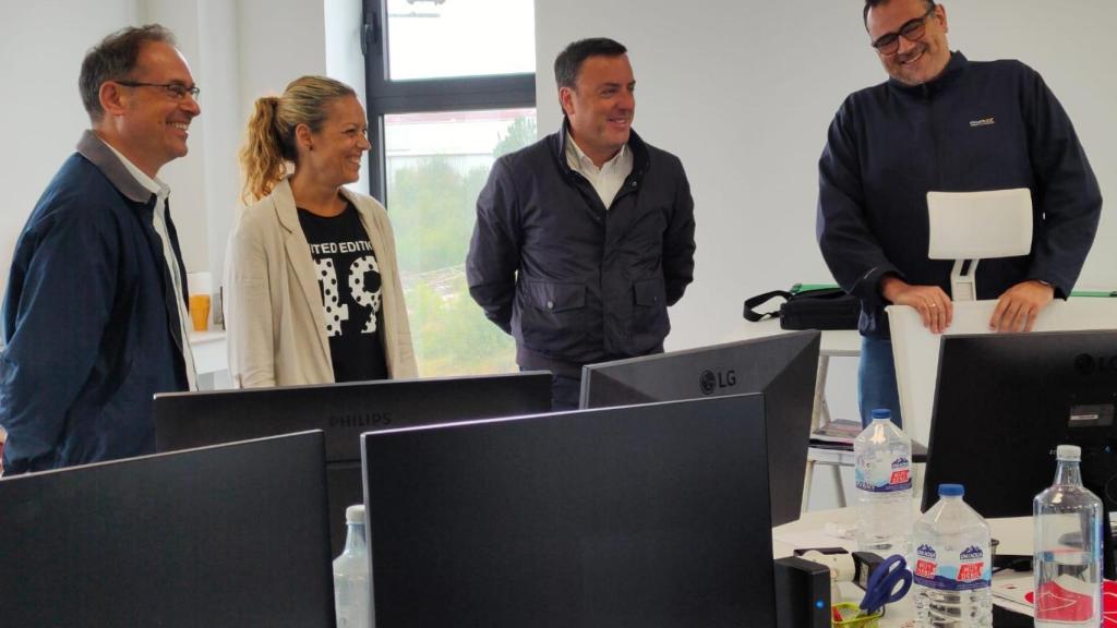 Visita del alcalde de la localidad a Ingeniería PSI