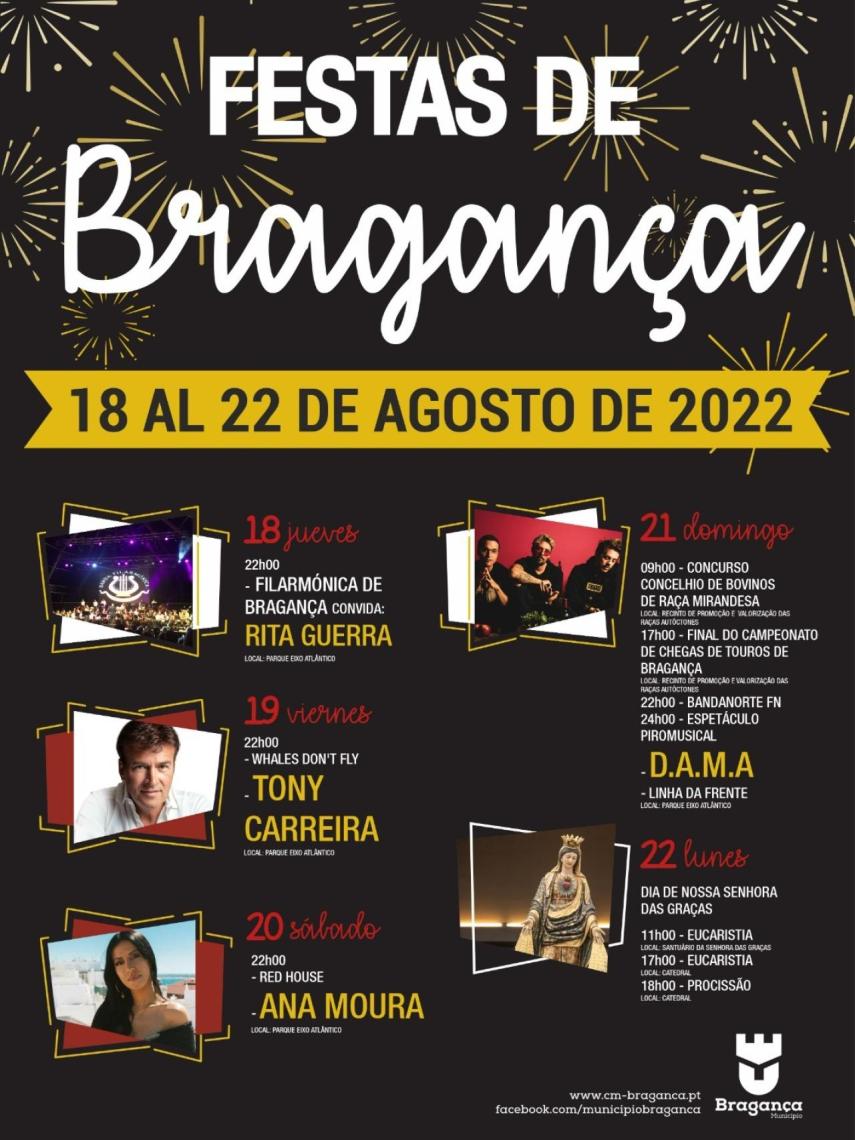 cartel fiestas braganza