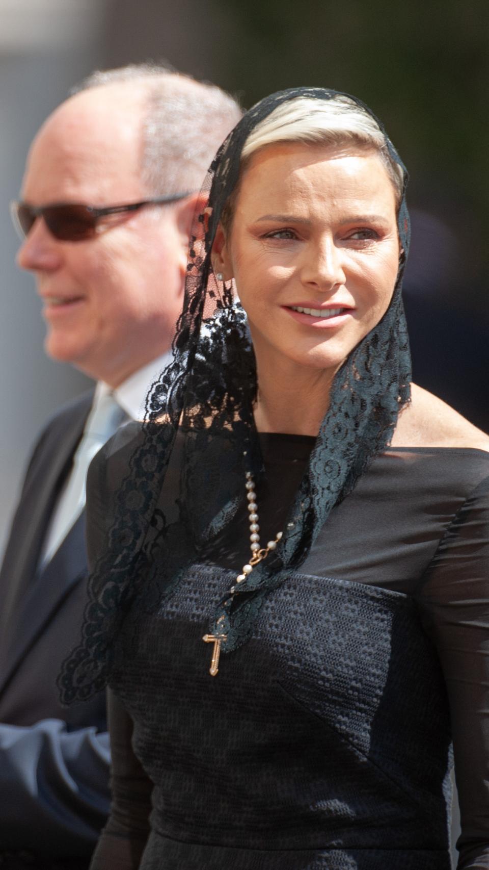 El matrimonio monegasco en una fotografía tomada en julio de 2022.