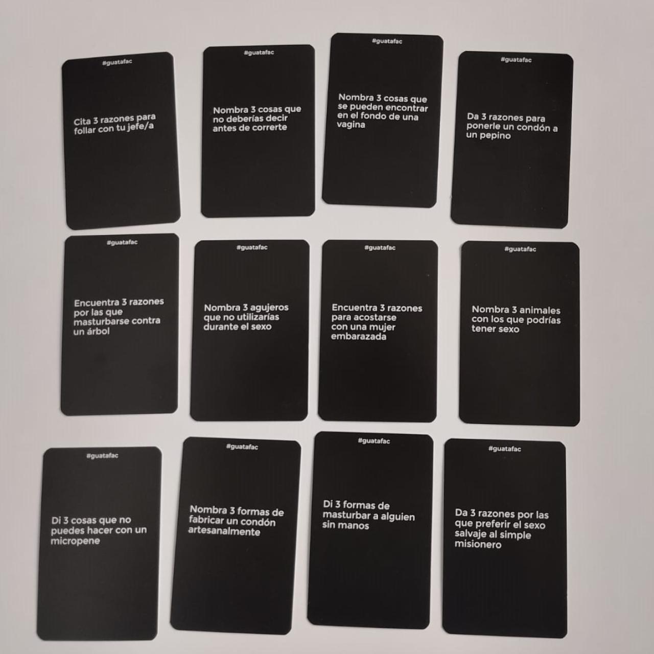 Cartas de Guatafac con claro contenido sexual.
