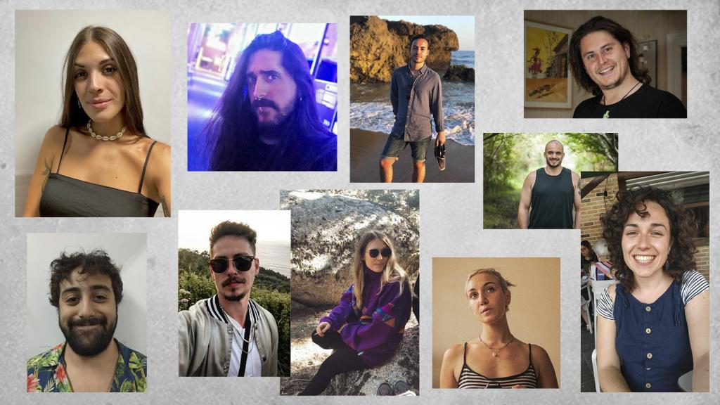 Varios jóvenes menores de 30 años que no quieren o pueden tener hijos actualmente.