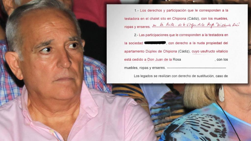 José Antonio Rodríguez, marido de Gloria Mohedano, en montaje de BLUPER.