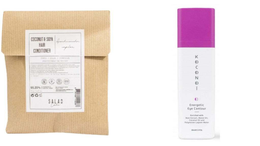 Acondicionador Sólido de Coco & Soja de Salad Code y Aceite de Monoï y Extracto de Noni.