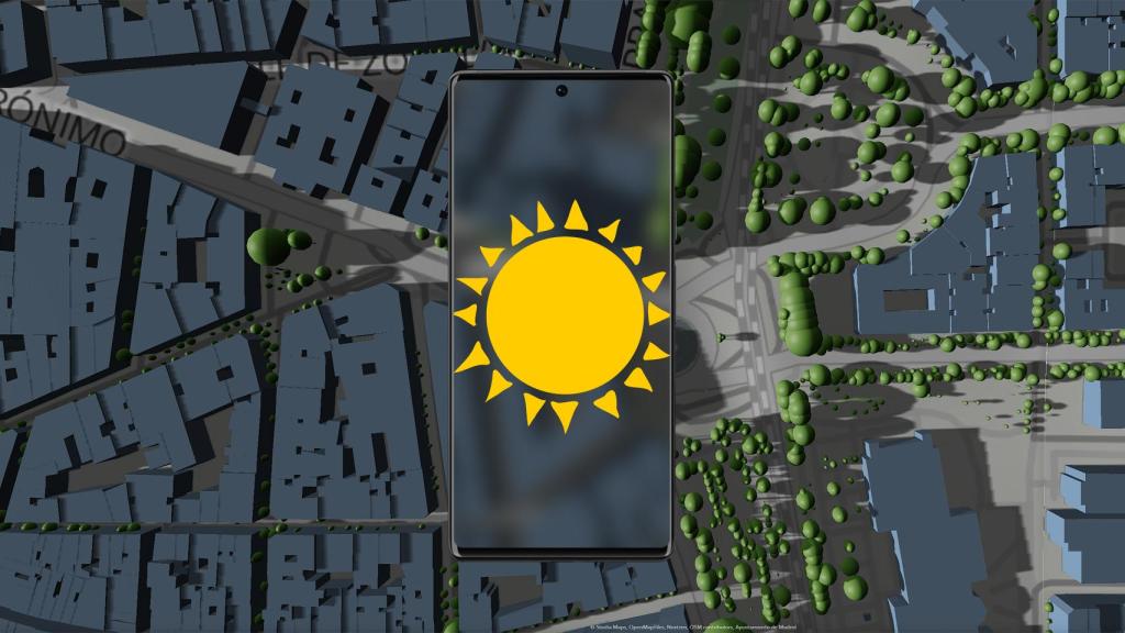 Shadow Map te dirá dónde da el sol y la sombra a lo largo del día