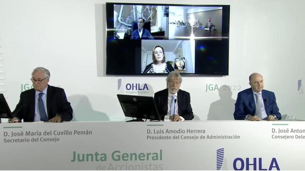 Junta de accionistas de OHLA de 2022.