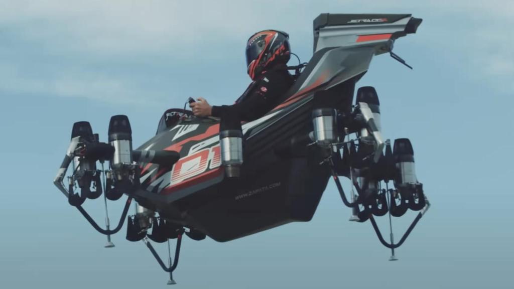 El JetRacer de Zapata en una exhibición