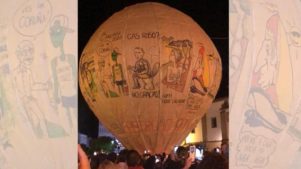 El Globo de Betanzos, ayer.