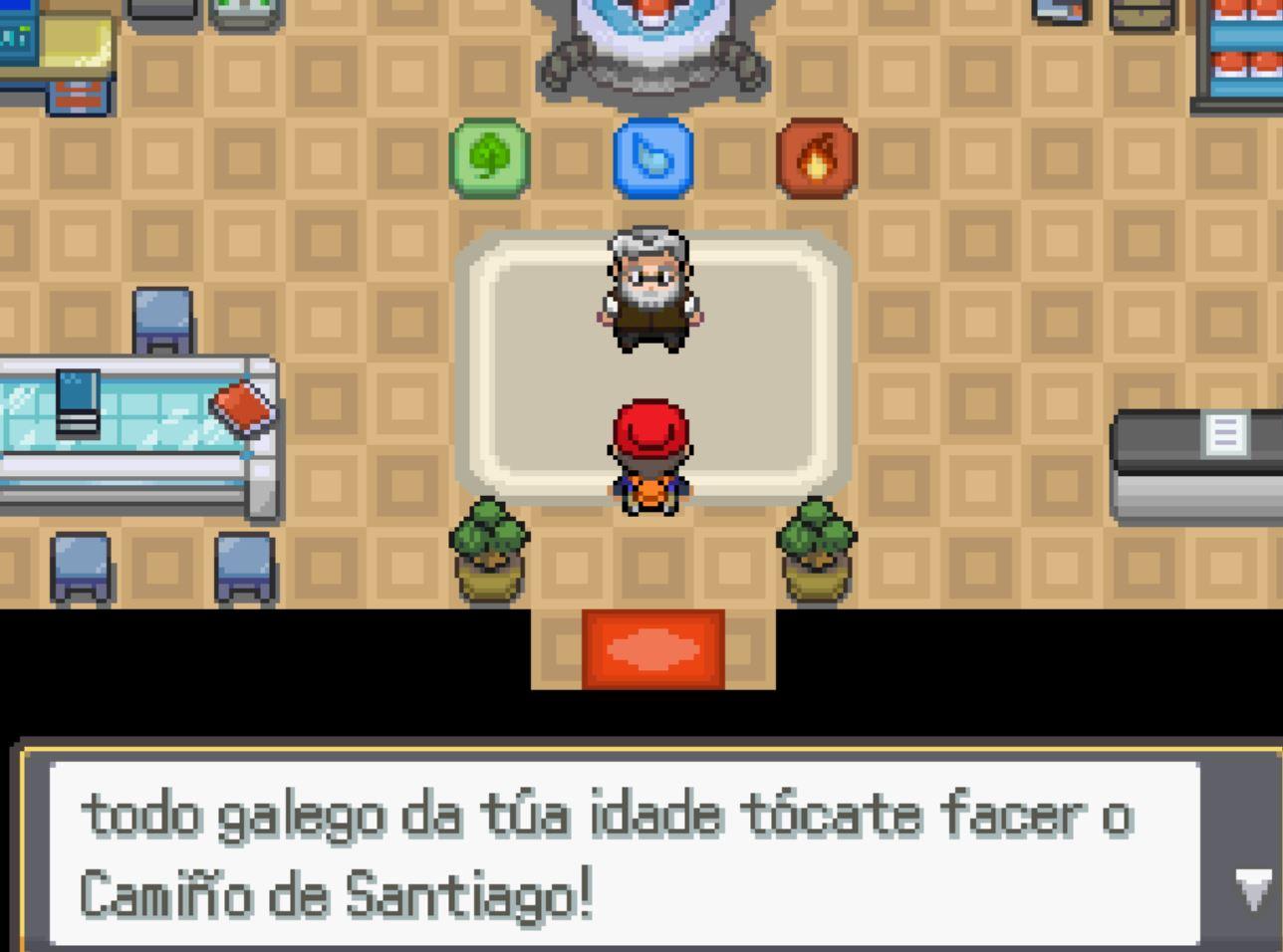 Imágen del gameplay de Pokémon Galicia