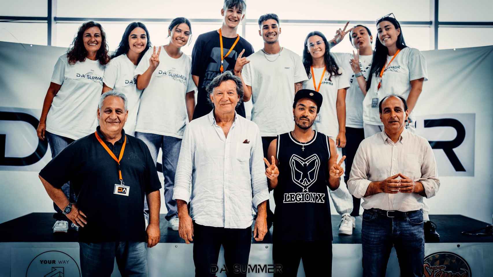 El secretario xeral para o Deporte, José Ramón Lete Lasa, en un campamento de danza urbana.