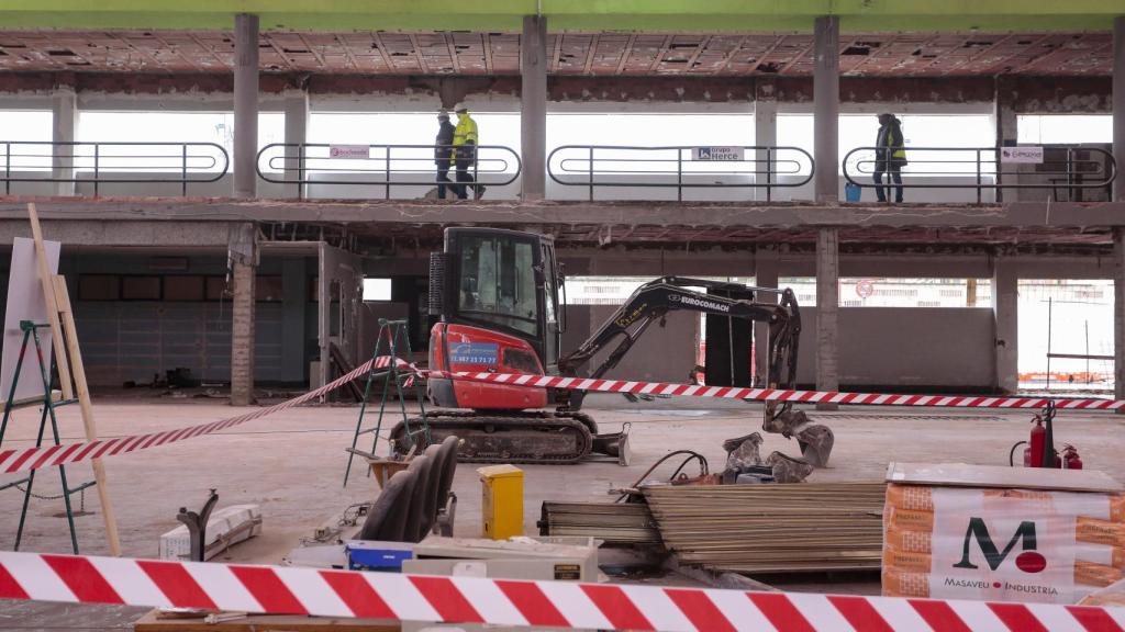 Obras en la estación de autobuses de León