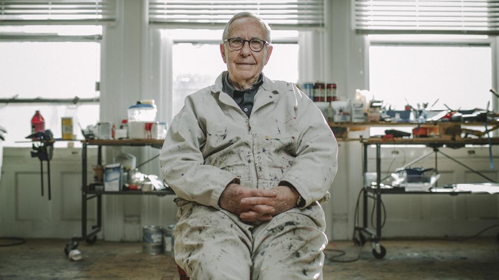 Manolo Valdés en su estudio