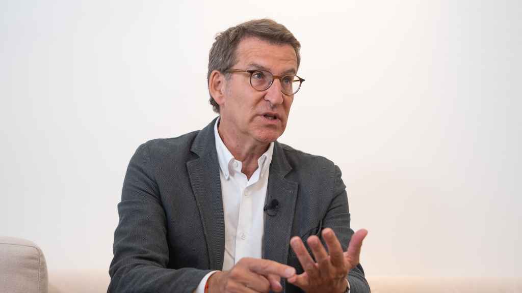 El líder del PP, Alberto Núñez Feijóo, concede una entrevista a Europa Press en Santiago de Compostela, coincidiendo con el arranque del curso político.