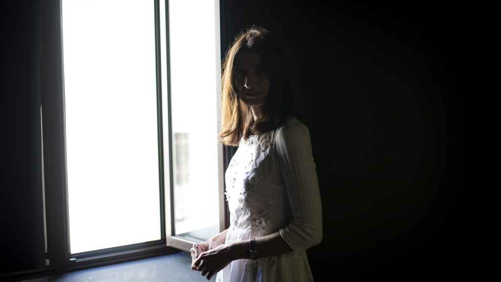 Pilar Llop, ministra de Justicia, durante su entrevista con EL ESPAÑOL, en el Ateneo Obrero de Villaviciosa.