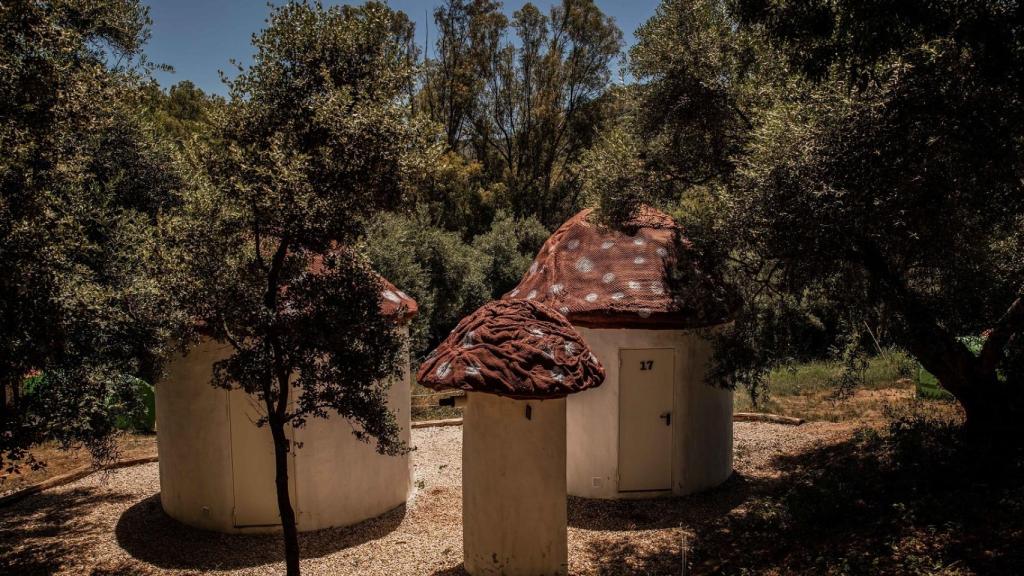 Setas donde se ubican los baños.