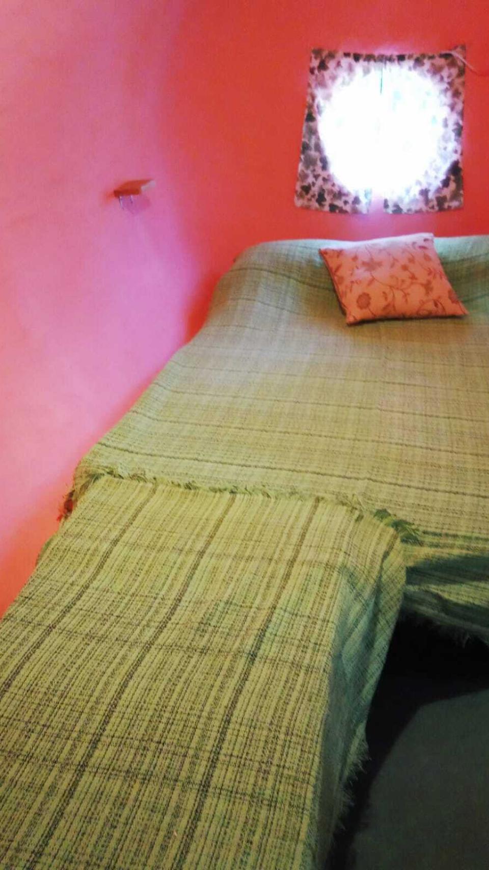 El interior de una sandía.