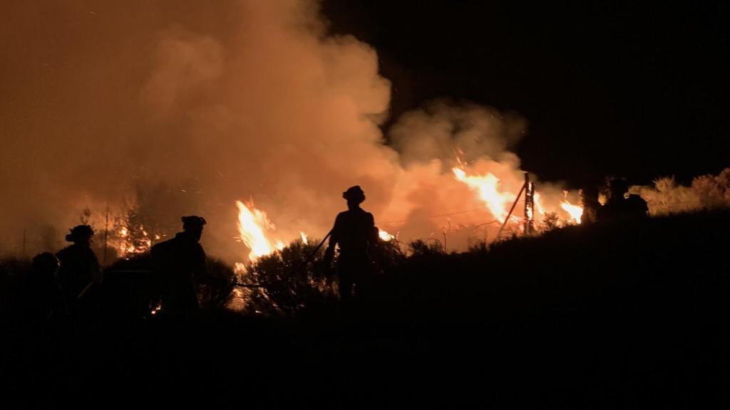 Incendio en Navadijos (Ávila)