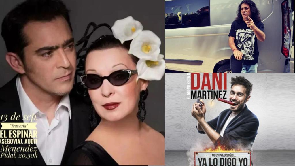 Martirio, Dani Martínez y Javi Cantero, protagonistas de el teatro El Espinar en Segovia