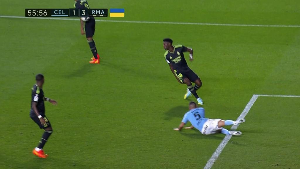 El Celta pidió mano de Militao antes del gol de Vinicius