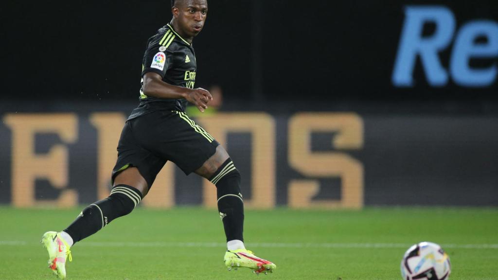 Vinicius, durante su partido frente al Celta