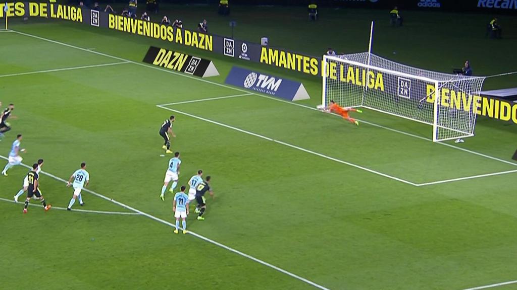 Marchesín para el penalti a Eden Hazard