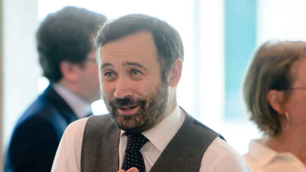 El disidente Ponomarev en un acto público.