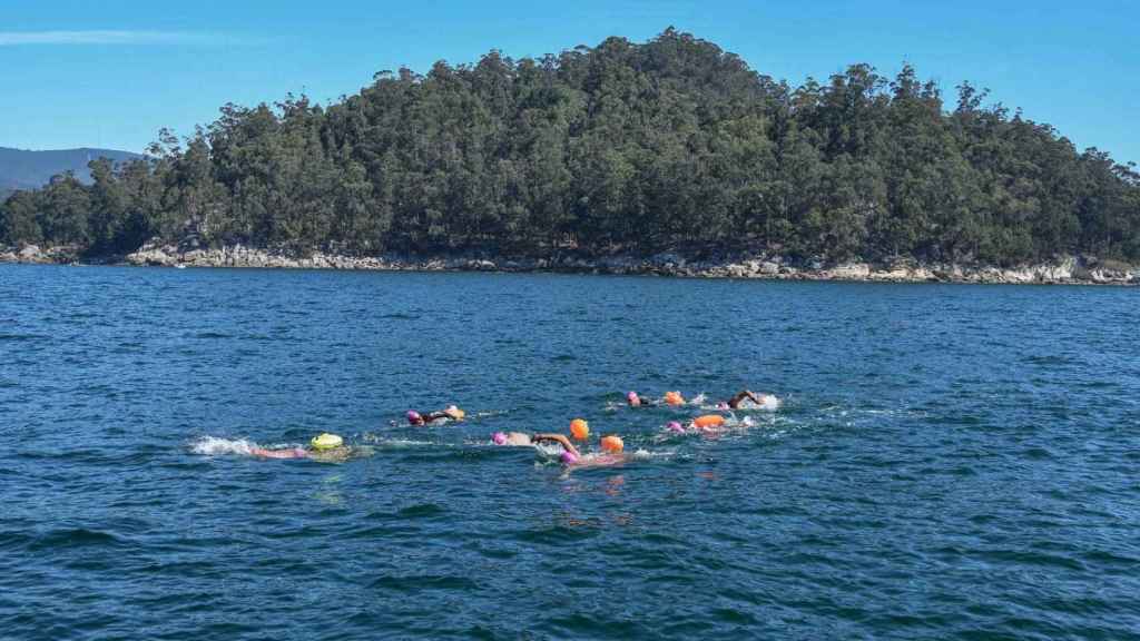 I Volta a Nado Illa de  Tambo-Concello de Poio.