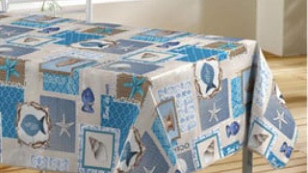 Mantel redondo de hule