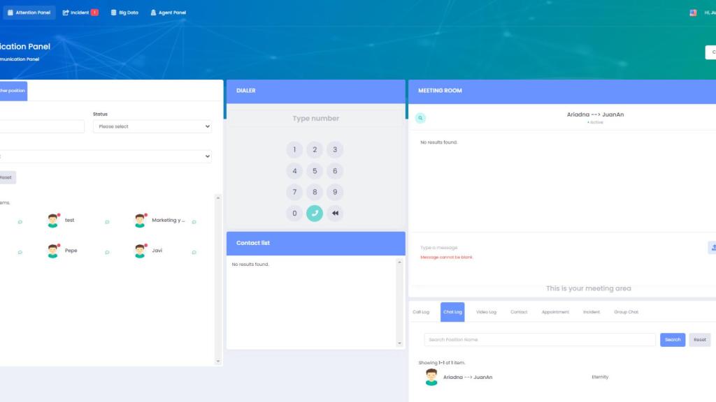 Plataforma de la startup para una comunicación 360º.