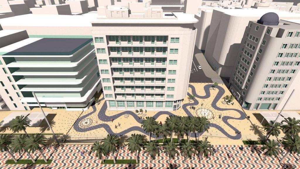 La nueva conexión entre la Ramba y la Explanada de Alicante, sobre plano.