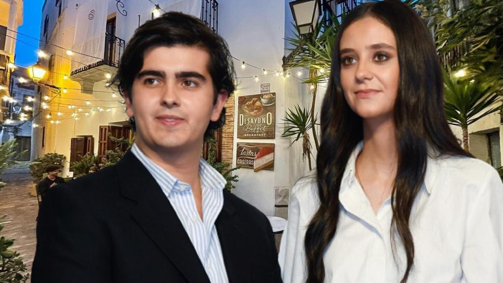 Victoria Federica y Jorge Bárcenas en un montaje de JALEOS.