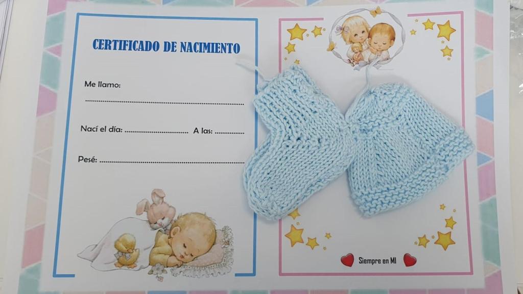 Certificado de nacimiento simbólico