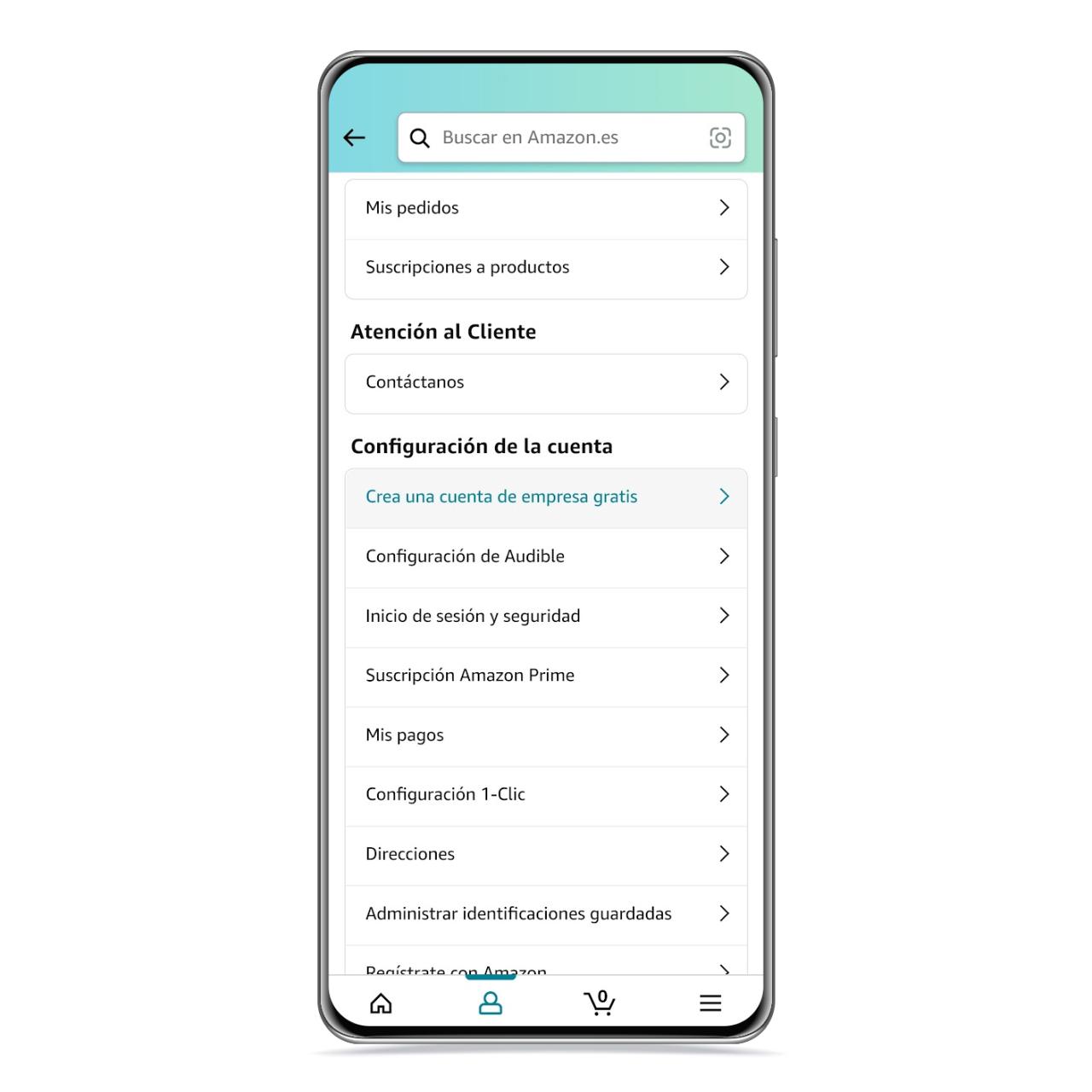 Crear cuenta de empresa