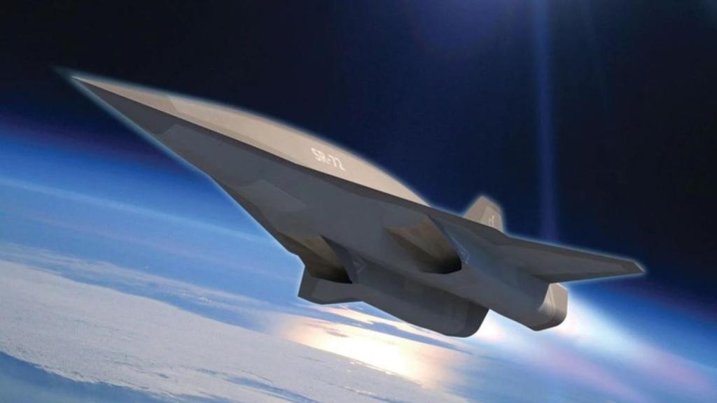 Figura creada por ordenador del SR-72