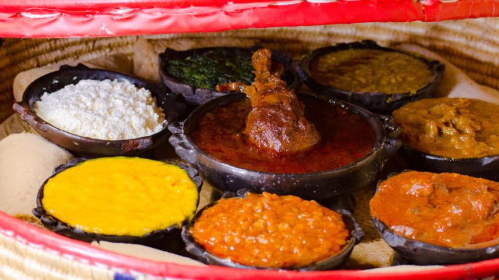 Plato del restaurante Gonder.