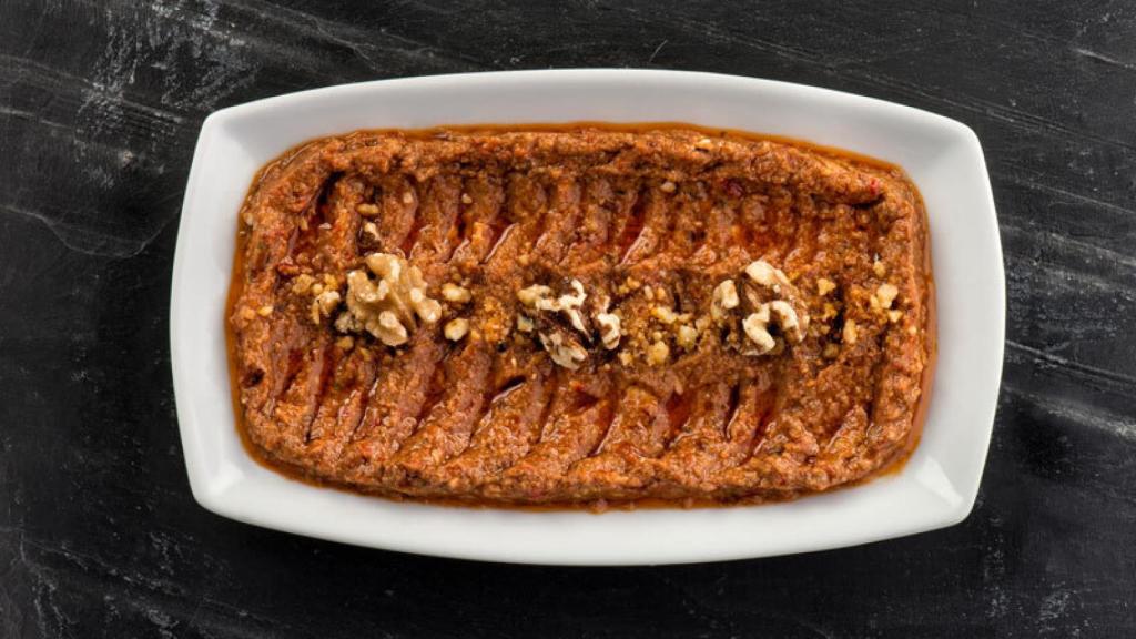 El entrante libanés Muhammara.