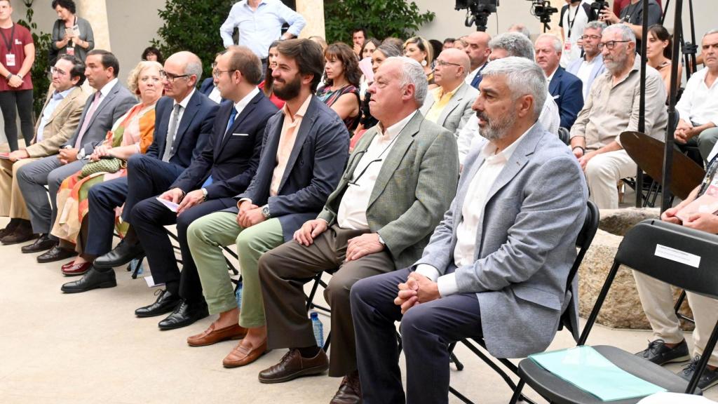 El vicepresidente de la Junta, Juan García-Gallardo, en la inauguración de la Feria de Teatro de Castilla y León