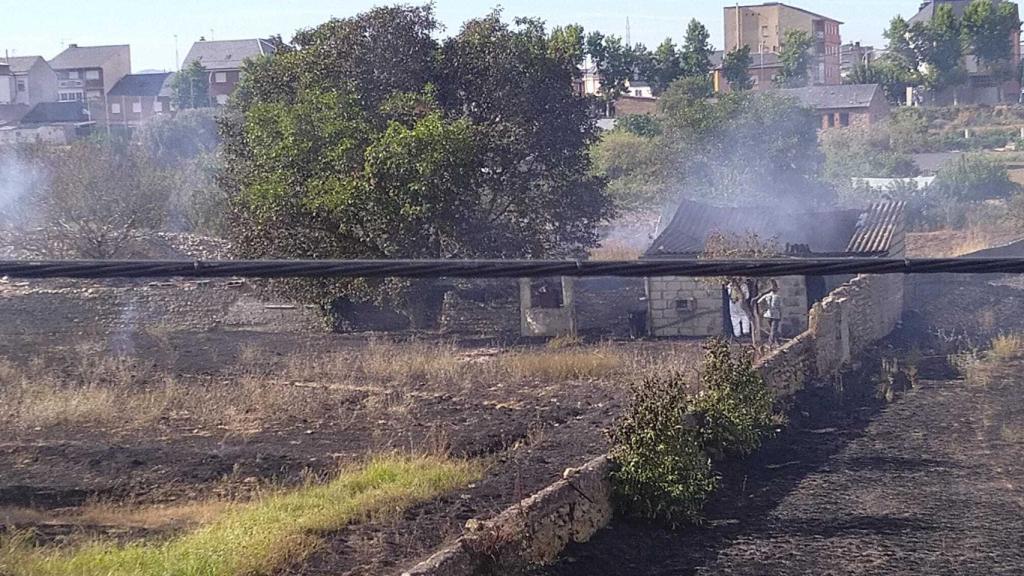 Incendio en Ponferrada