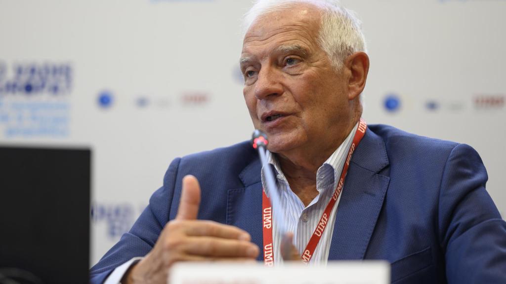 Josep Borrell, el lunes, en los cursos de la Universidad Internacional Menéndez Pelayo.